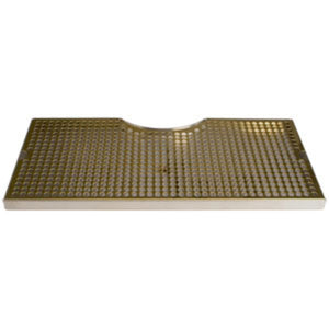 19" SS/PVD Brass Cut-Out Surface Mount, 7 1/2" Column