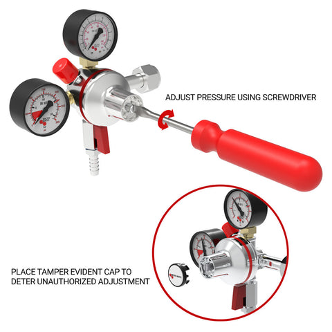 Image of 3 Pressure - Secondary CO2 Regulator - Economy Series